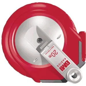 BMI Kapselbandmaß RADIUS L.10m Band-B.13mm Acm EG II Ku.gelb Glasfaser - 520211010A