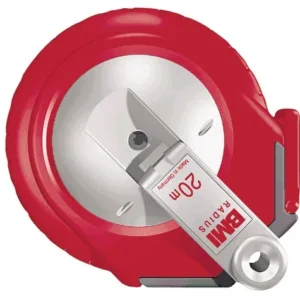 BMI Kapselbandmaß RADIUS L.10m Band-B.13mm mm/cm EG II Ku.weiß Stahlmaßband - 501214010AF