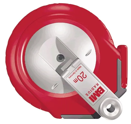 BMI Kapselbandmaß RADIUS L.10m Band-B.13mm mm/cm EG II Ku.weiß Stahlmaßband - 501214010AF