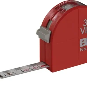 BMI Taschenrollbandmaß VISO L.3m B.16mm mm/cm EG II PA Sichtfenster - 405341020