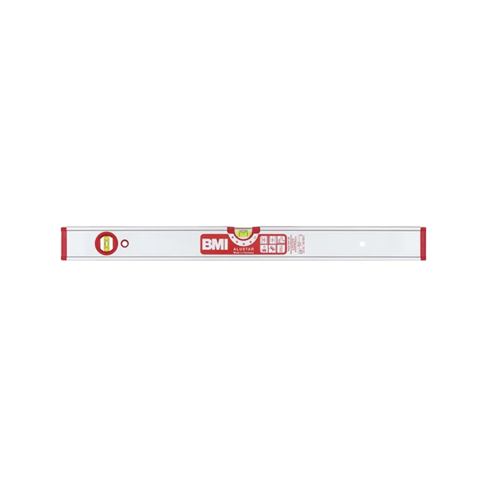 BMI Wasserwaage ALUSTAR 40cm Alu.silber ± 0,5 mm/m - 694040 E