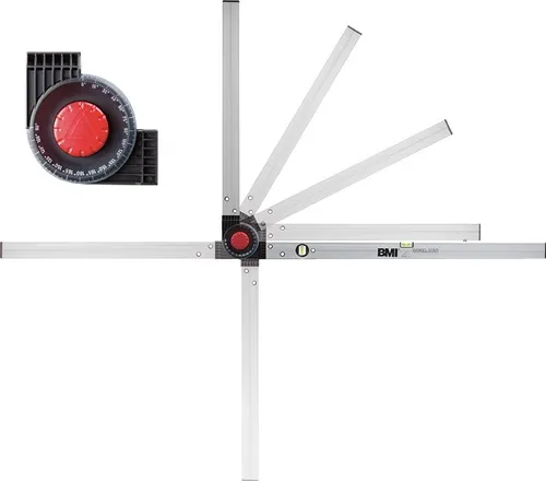 BMI Winkelmessgerät WINKELSTAR Messber.0-270Grad Schenkel-L.60x120cm - 715 060 120