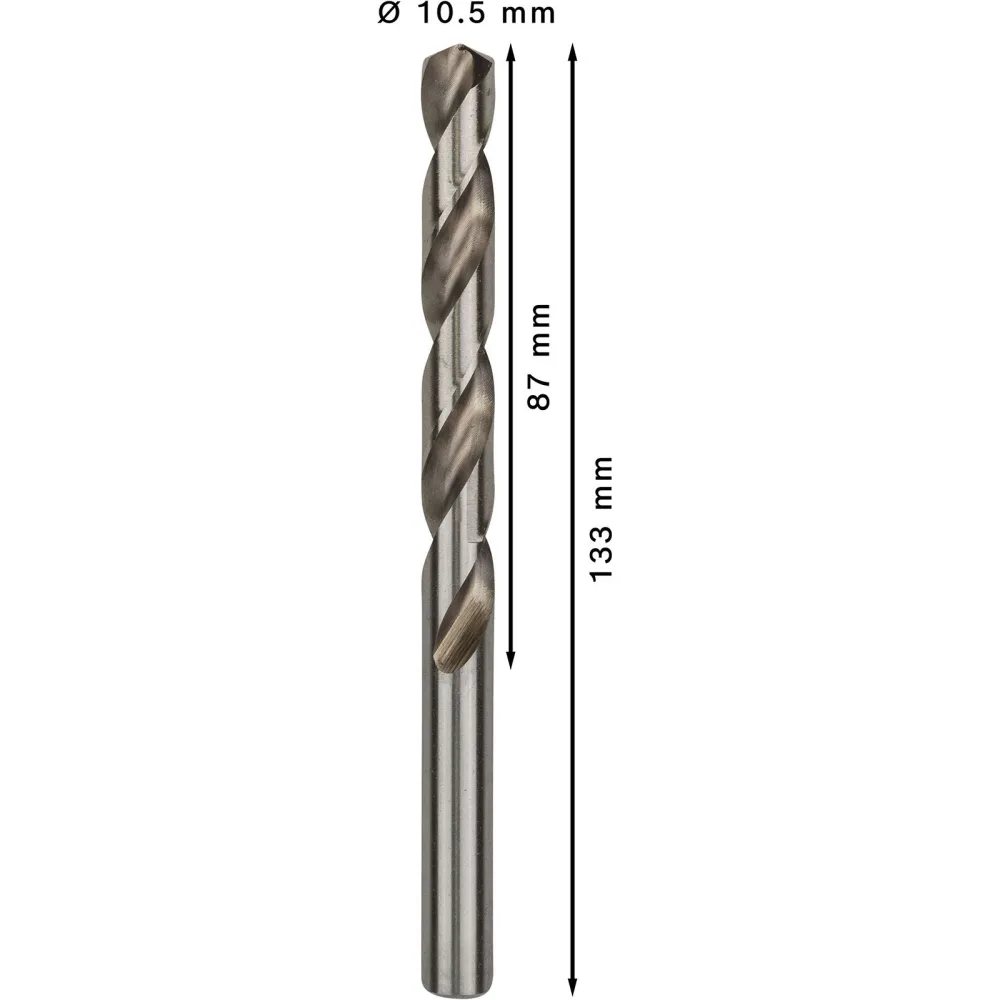 Bosch PRO Metal HSS-G Spiralbohrer 10,5 x 87 x 133 mm - 2608595078