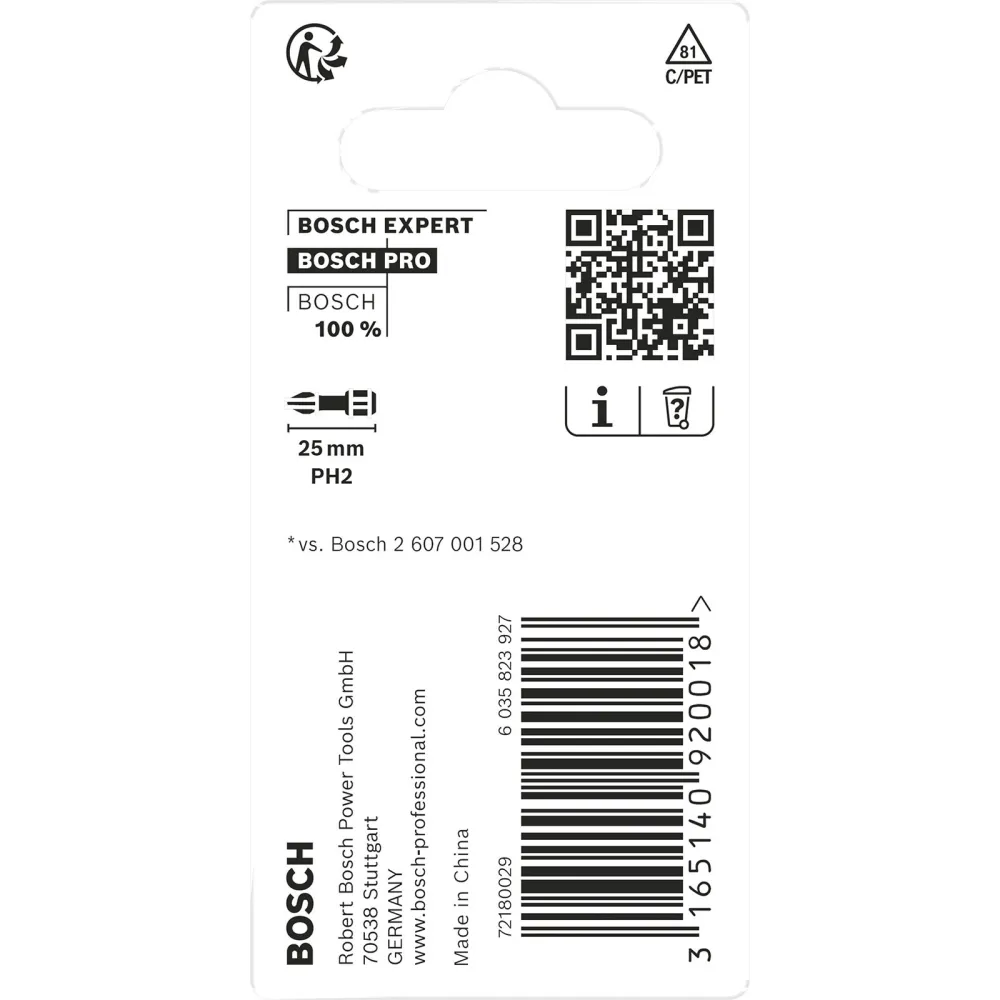 Bosch PRO Phillips Impact Bit PH2 25 mm 2-tlg. - 2608522403
