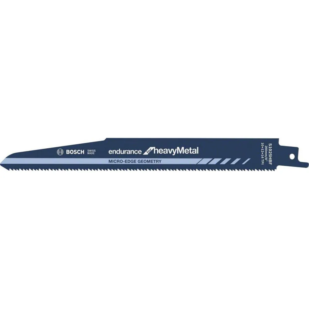 Bosch Säbelsägeblatt S 1025 HBF Endurance Heavy Metal, 5er-Pack - 2608658010