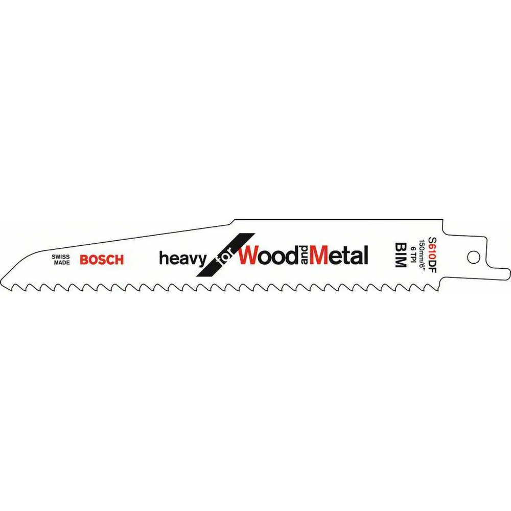 Bosch Säbelsägeblatt S 610 DF Heavy Wood and Metal - 2608656256