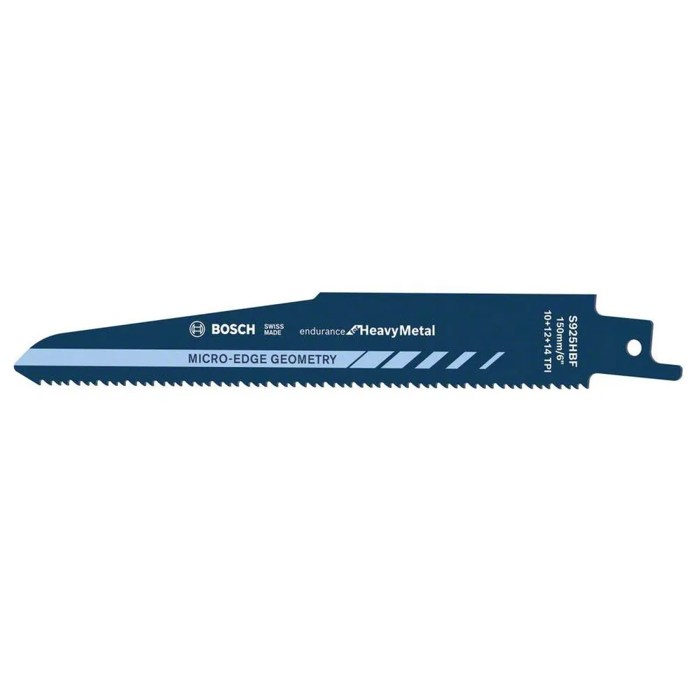 Bosch Säbelsägeblatt S 925 HBF, Endurance Heavy Metal, 5er-Pack - 2608658009