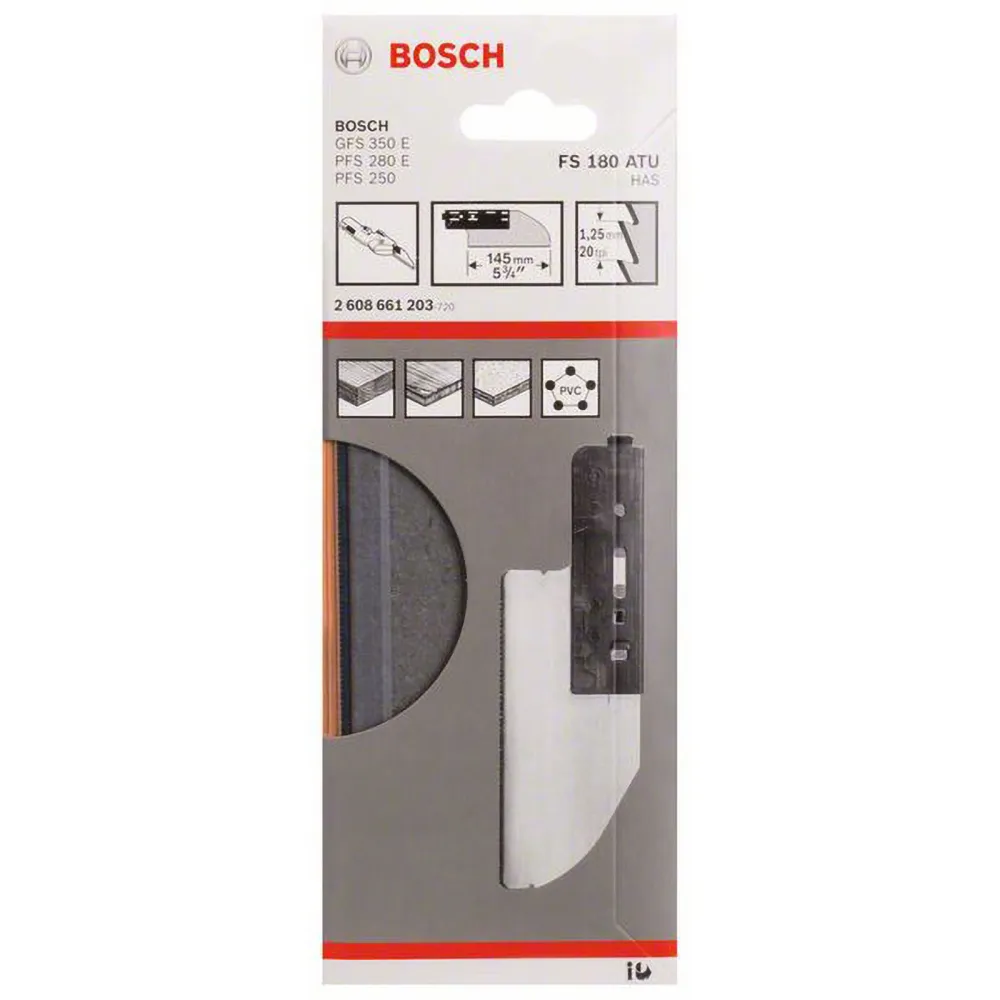 Bosch Trennsägeblatt FS 180 ATU HCS, 145 mm, 1,25 mm - 2608661203