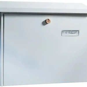 BURG-WÄCHTER Briefkasten Ams.867 W H.320mm B.377mm T.115mm weiß STA DIN C4 - 867W