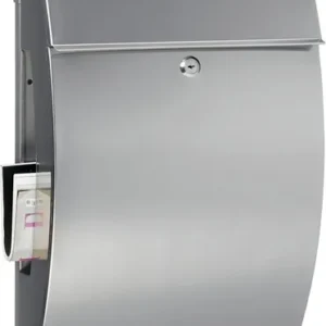 BURG-WÄCHTER Briefkasten Hamburg 3815 Ni H.478mm B.322mm T.152mm DIN C4 - HAMBURG 3815 NI