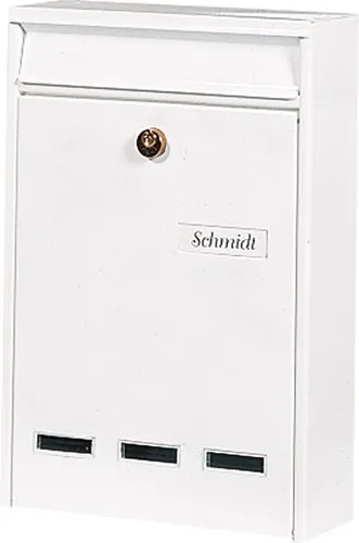 BURG-WÄCHTER Briefkasten Köln 872 W H.340mm B.255mm T.85mm weiß STA DIN C4 - 872W