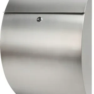 BURG-WÄCHTER Briefkasten Riviera 3835 Ni H.460mm B.335mm T.130mm VA DIN C4 - RIVIERA 3835 NI