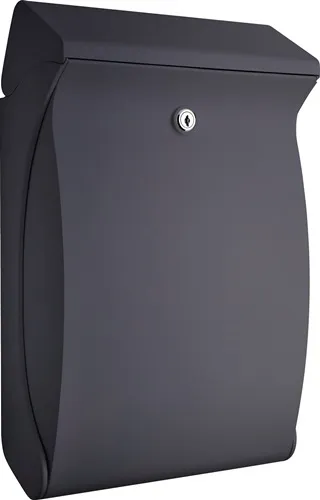 BURG-WÄCHTER Briefkasten Swing 4906 Si H.419mm B.271mm T.129mm silber Ku.DIN C4 - 4906 SI