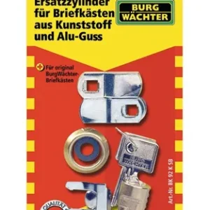 BURG-WÄCHTER Ersatzzylinder BK 92 M SB Stahl- u.Edelstahlbriefk - BK 92 M