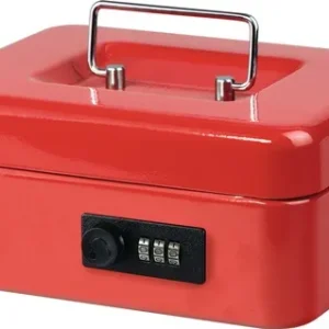 BURG-WÄCHTER Geldkassette MONEY H90xB200xT160mm Gewicht 1kg Zahlenschloss rot - Money Code 5020 red