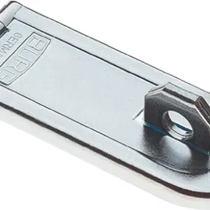 BURG-WÄCHTER Panzerüberfalle L.100 mm B.39 mm Ösen-Ø 10 mm Stahl verzinkt Stahlnd - PC 100