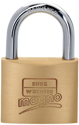 BURG-WÄCHTER Zylindervorhangschloss 400 E Magno/50 Schlosskörper-B.50mm MS versch.-schl. - 06210 4