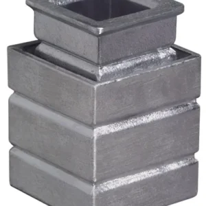 DENI Steinbuchse f.Vierkantstangen 13mm Gusseisen 2-tlg - 5842 0013 90