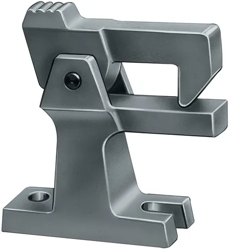 DENI Torfeststeller 3805/3807 Leichtmetallguss F1 naturf.elox.m.Puffer - 3807 0000 11