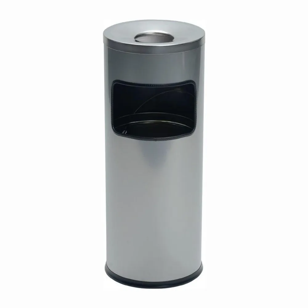 Durable Kombiascher Ø250xH630mm silber - 333223