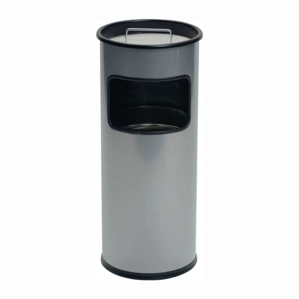 Durable Kombiascher Ø260xH620mm silber - 333023