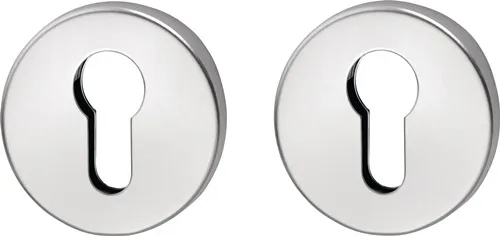 edi Schlüsselrosetten-Paar 056 VA F00 Schildst.8mm PZ rd - 1056/0000/00