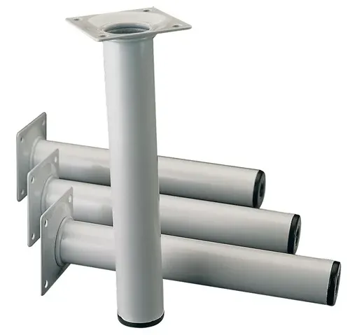 ELEMENT SYSTEM Möbelfuß weißaluminium 30 mm H.600 mm Platte - 11100-00068