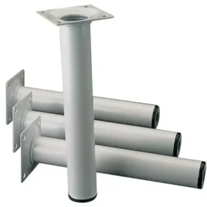 ELEMENT SYSTEM Möbelfuß weißaluminium 30 mm H.700 mm Platte - 11100-00076