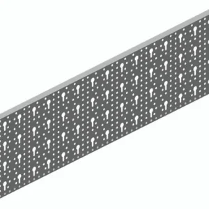 ELEMENT SYSTEM Stahl-Lochplatte Material STA weiß L.800mm B.200mm - 11400-00004