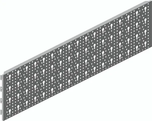 ELEMENT SYSTEM Stahl-Lochplatte Material STA weiß L.800mm B.200mm - 11400-00004