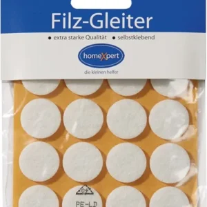 Filzgleiter 17mm Filz weiß selbstkl. - 521701