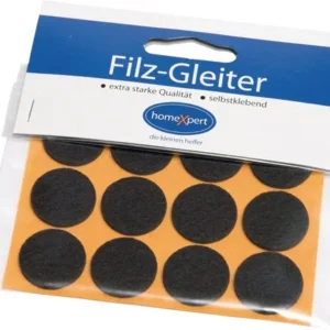 Filzgleiter 22mm Filz braun selbstkl. - 522203