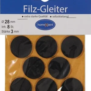 Filzgleiter 28mm Filz braun selbstkl. - 522803