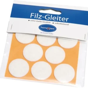 Filzgleiter 28mm Filz weiß selbstkl. - 522801