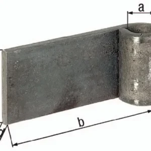 GAH Alberts Anschweißband 20x100x60x8mm STA roh - 411404