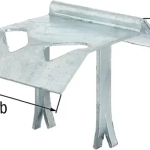 GAH Alberts Auflaufstütze Typ 321 STA TZN angeschw.Mauerkrallen 125mm - 210939