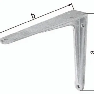 GAH Alberts Konsole L.250mm H.200mm Alu-Guss Trgf.80kg - 804046