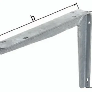 GAH Alberts Konsole L.250mm H.200mm STA roh TZN Trgf.225kg - 800703