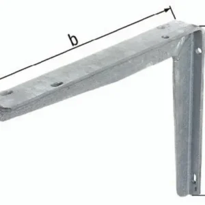 GAH Alberts Konsole L.300mm H.250mm STA roh TZN Trgf.250kg - 800710