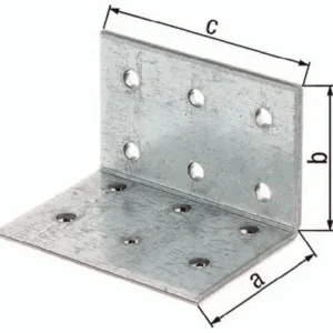 GAH Alberts Lochplattenwinkel ETA-8/165 80 x 80 mm Anz.Löcher 27 S.2,5 mm ETA-8/165 - 331498