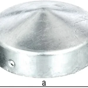 GAH Alberts Pfostenkappe Ø 100 mm rund flache Form TZN - 205966