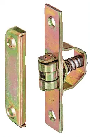 GAH Alberts Rollschnäpper Platte 18x90mm Loch-D. 6/4,8mm STA verz. m. Schließbl. - 411695