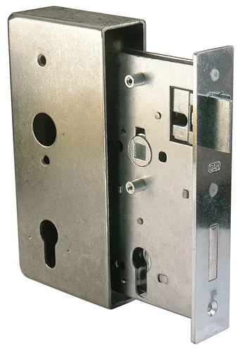 GAH Alberts Schlosskasten DIN L/R Maß A185xB90xC55xE30mm Dornm.55mm - 413408