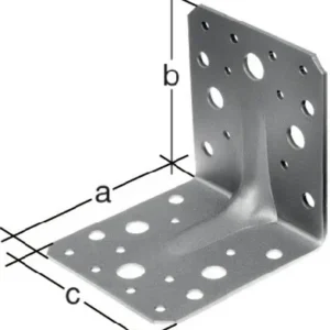 GAH Alberts Schwerlastwinkelverbinder 90 x 90 x 65 mm Anz.Löcher 4/18 S.2,5 mm - 334581
