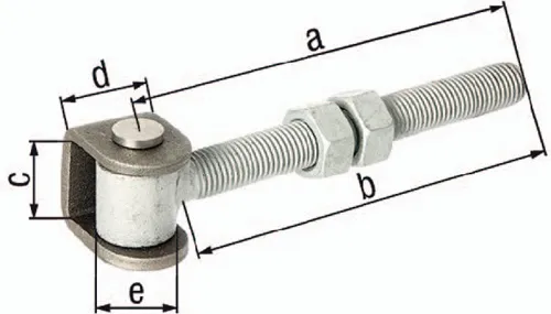 GAH Alberts Torband 144x138x37x30mm STA roh - 418366