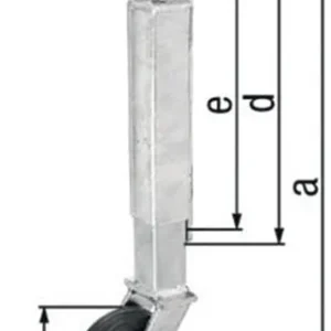 GAH Alberts Torlaufrolle STA verz. Tore b. 70kg 400mm - 416850