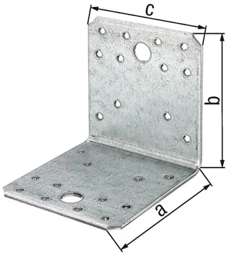 GAH Alberts Winkelverbinder 70 x 55 x 70 mm S.2,5 mm ETA-08/0165 - 334611