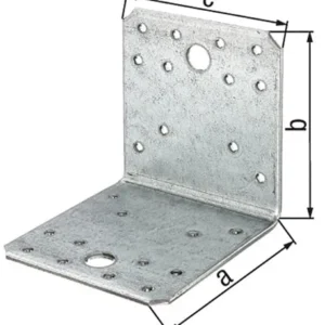 GAH Alberts Winkelverbinder 90 x 65 x 90 mm S.2,5 mm ETA-08/0165 - 334628
