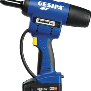 GESIPA Akkublindnietsetzgerät AccuBirdPro 12-tlg.13000N Schiebeakku,Ladegerät L-Boxx - 1679661