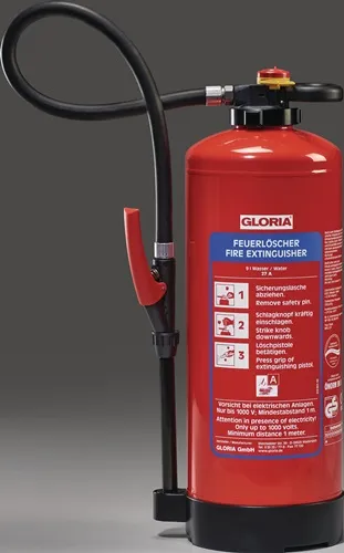 GLORIA Wasserfeuerlöscher WKL 6 PRO 6l Aufladegerät Brandkl.21 m.Wandh - 8038410000